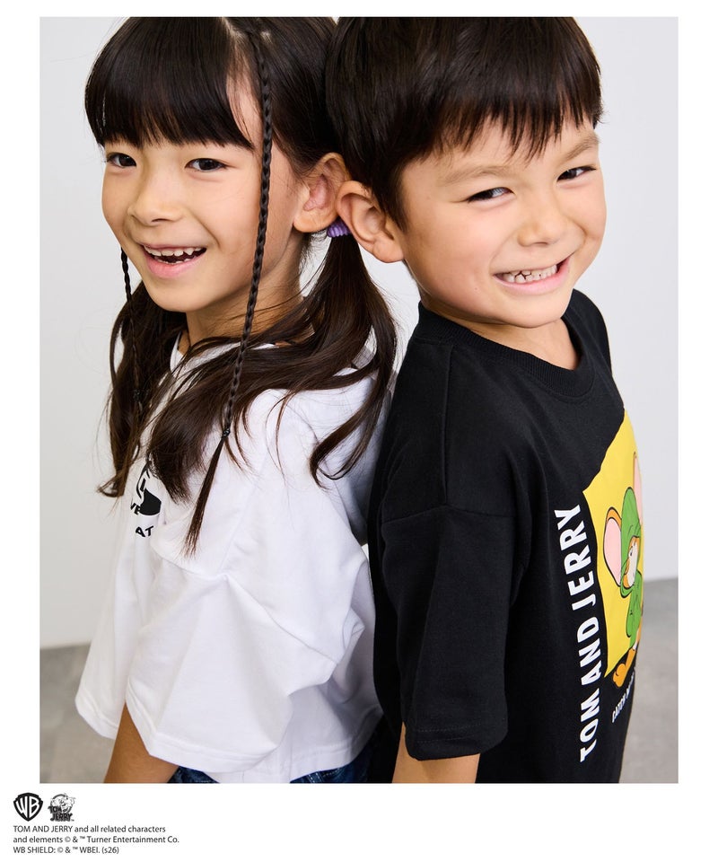 Tom and Jerry キャラクタープリントTシャツ キッズ メール便 対応商品商品画像-16
