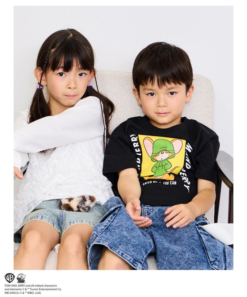 Tom and Jerry キャラクタープリントTシャツ キッズ メール便 対応商品商品画像-18