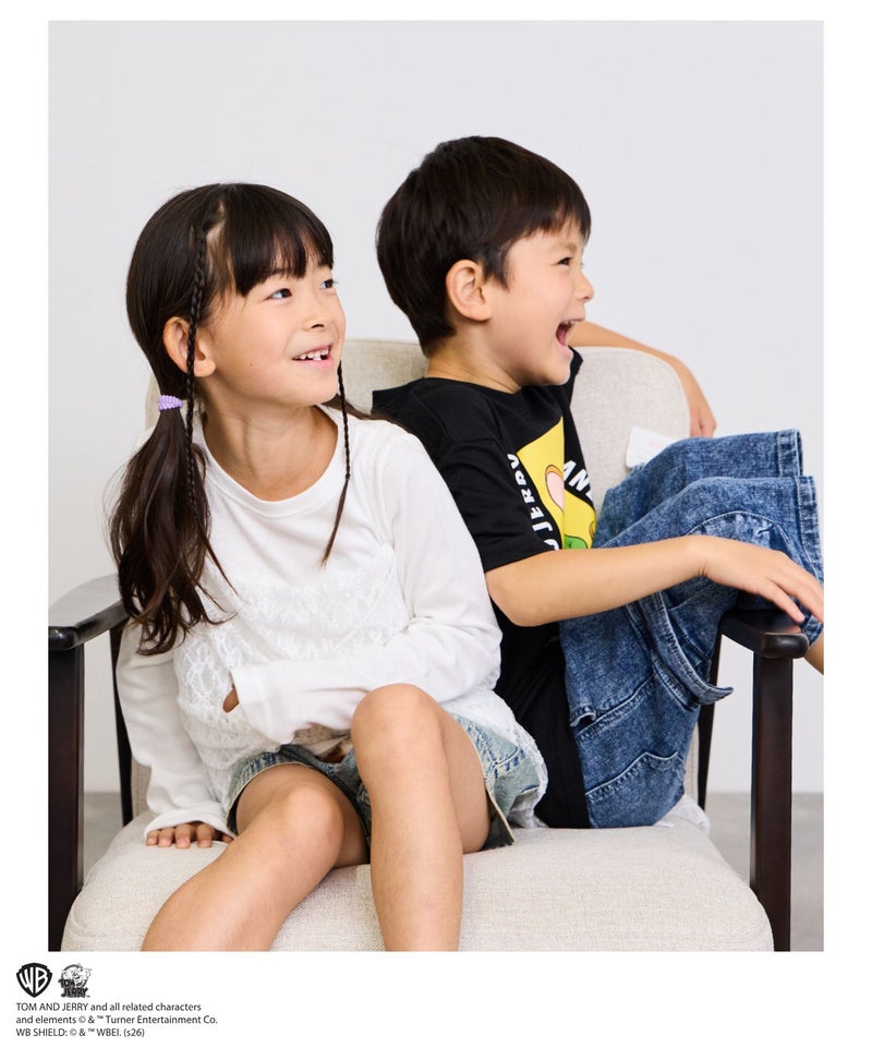 Tom and Jerry キャラクタープリントTシャツ キッズ メール便 対応商品商品画像-19