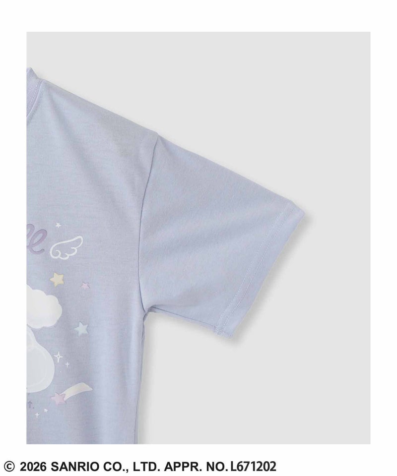 サンリオキャラクターズ シナモロール プリントTシャツ キッズ メール便 対応商品商品画像-4