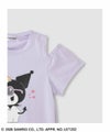 サンリオキャラクターズ クロミ キャラクタープリント肩開きTシャツ キッズ メール便 対応商品商品サムネイル-6