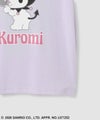 サンリオキャラクターズ クロミ キャラクタープリント肩開きTシャツ キッズ メール便 対応商品商品サムネイル-7