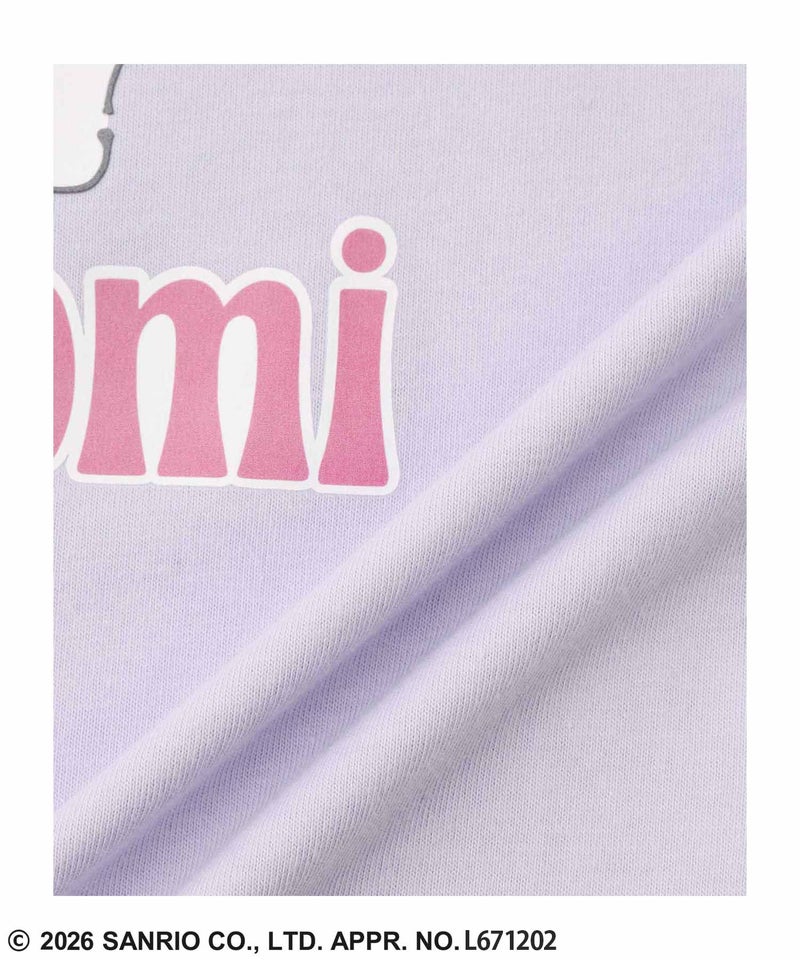 サンリオキャラクターズ クロミ キャラクタープリント肩開きTシャツ キッズ メール便 対応商品商品画像-8
