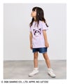 サンリオキャラクターズ クロミ キャラクタープリント肩開きTシャツ キッズ メール便 対応商品商品サムネイル-14