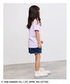 サンリオキャラクターズ クロミ キャラクタープリント肩開きTシャツ キッズ メール便 対応商品商品サムネイル-15