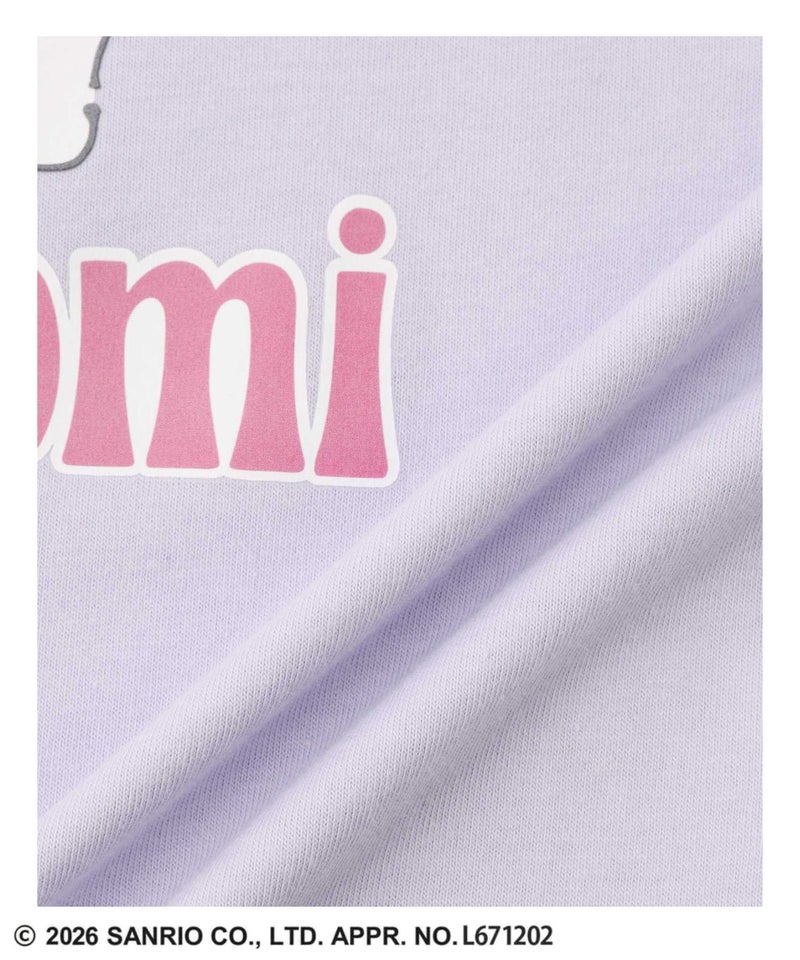 サンリオキャラクターズ クロミ キャラクタープリント肩開きTシャツ キッズ メール便 対応商品商品画像-21