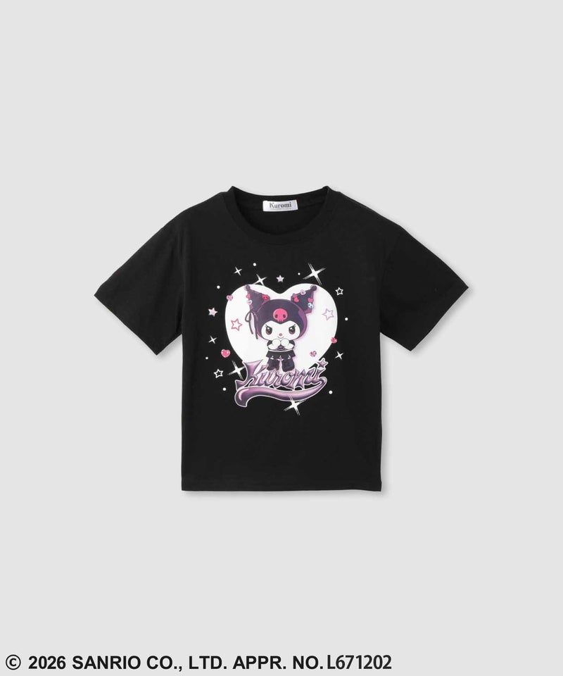 サンリオキャラクターズ クロミ プリントTシャツ キッズ メール便 対応商品商品画像-1