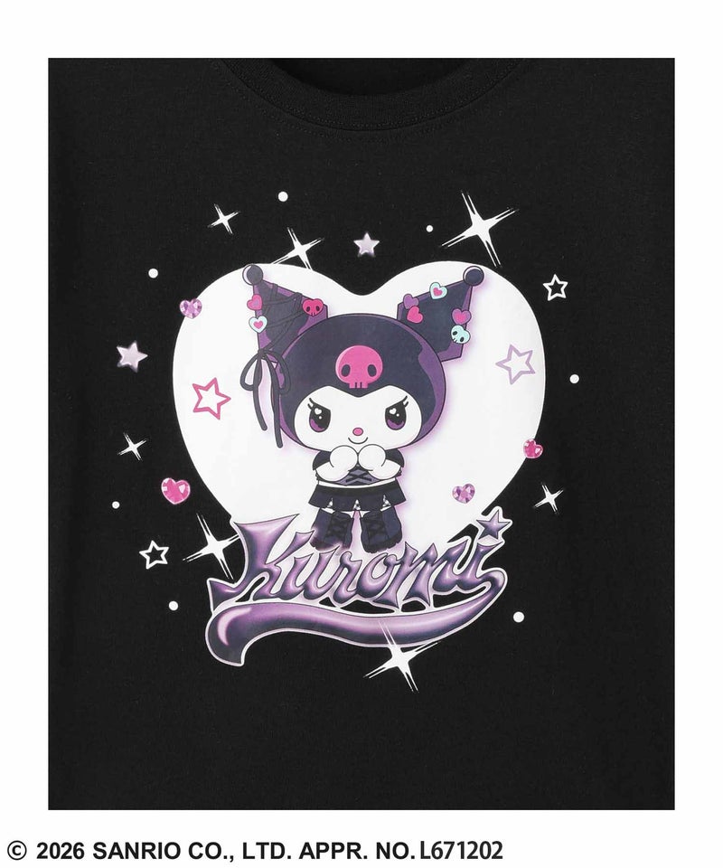 サンリオキャラクターズ クロミ プリントTシャツ キッズ メール便 対応商品商品画像-6