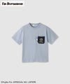 I'm Doraemon どら焼きプリント ポケット付きクルーネック半袖Tシャツ キッズ メール便 対応商品商品サムネイル-1
