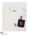 Tom and Jerry ポケット付き キャラクタープリント半袖Tシャツ キッズ メール便 対応商品商品サムネイル-3