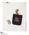 Tom and Jerry ポケット付き キャラクタープリント半袖Tシャツ キッズ メール便 対応商品商品サムネイル-7