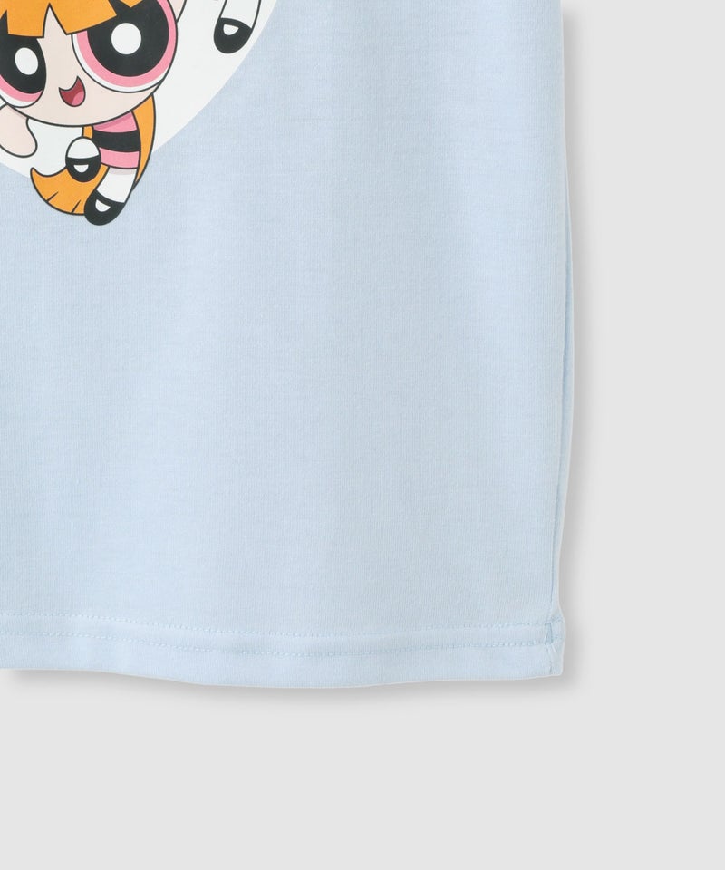 パワーパフ ガールズ 肩開きTシャツ キッズ メール便 対応商品商品画像-5