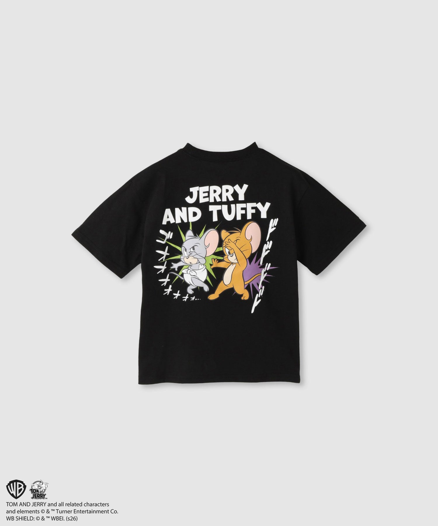 Tom and Jerry コミックアート キャラクタープリントTシャツ キッズ