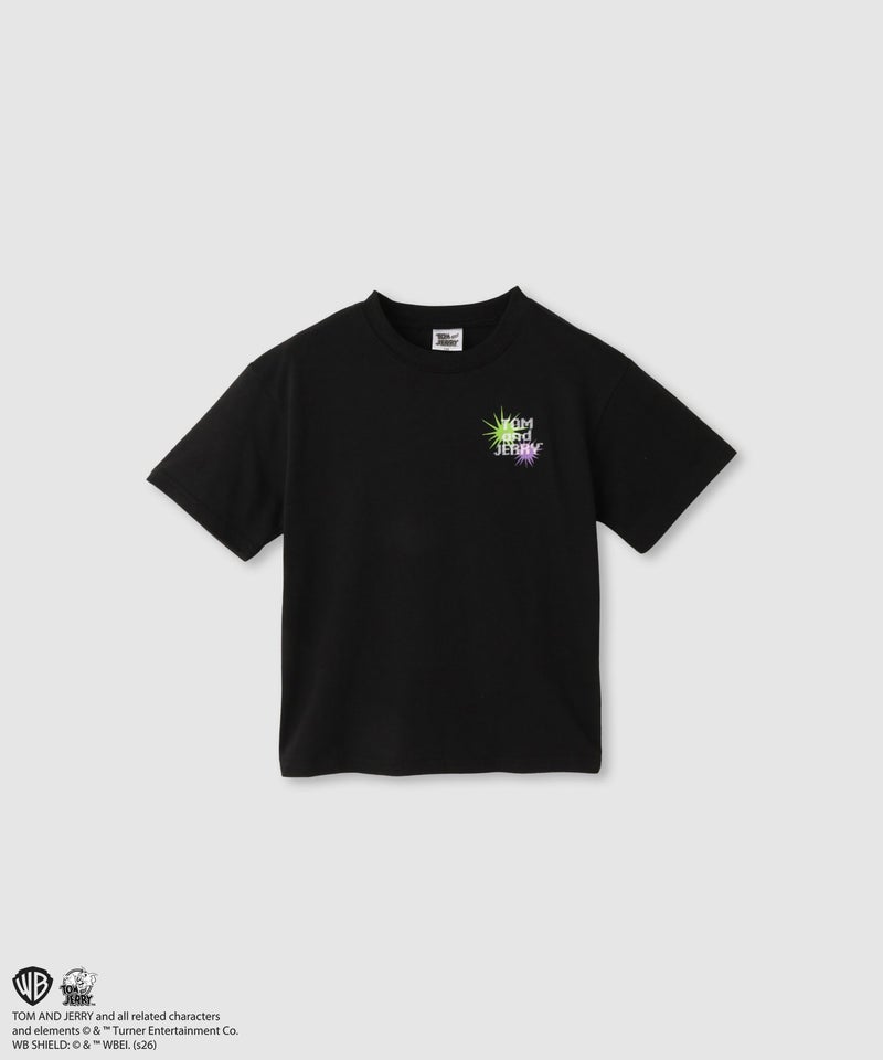 Tom and Jerry コミックアート キャラクタープリントTシャツ キッズ メール便 対応商品商品画像-2
