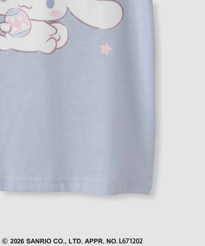 サンリオキャラクターズ シナモロール 肩開きTシャツ キッズ メール便 対応商品商品画像-7