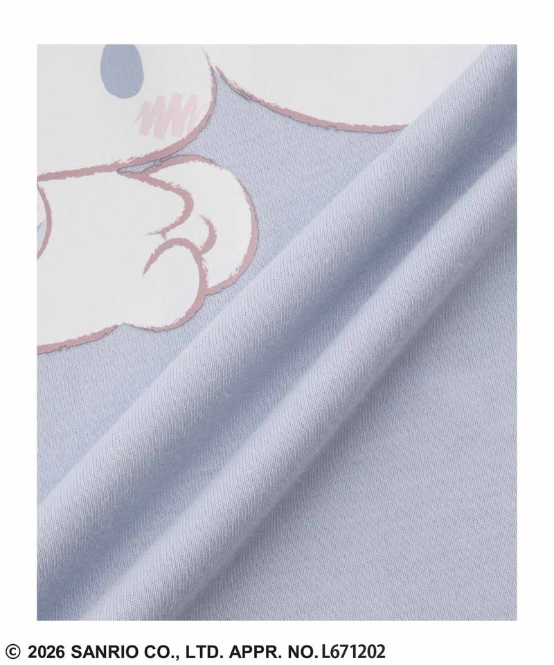 サンリオキャラクターズ シナモロール 肩開きTシャツ キッズ メール便 対応商品商品画像-8