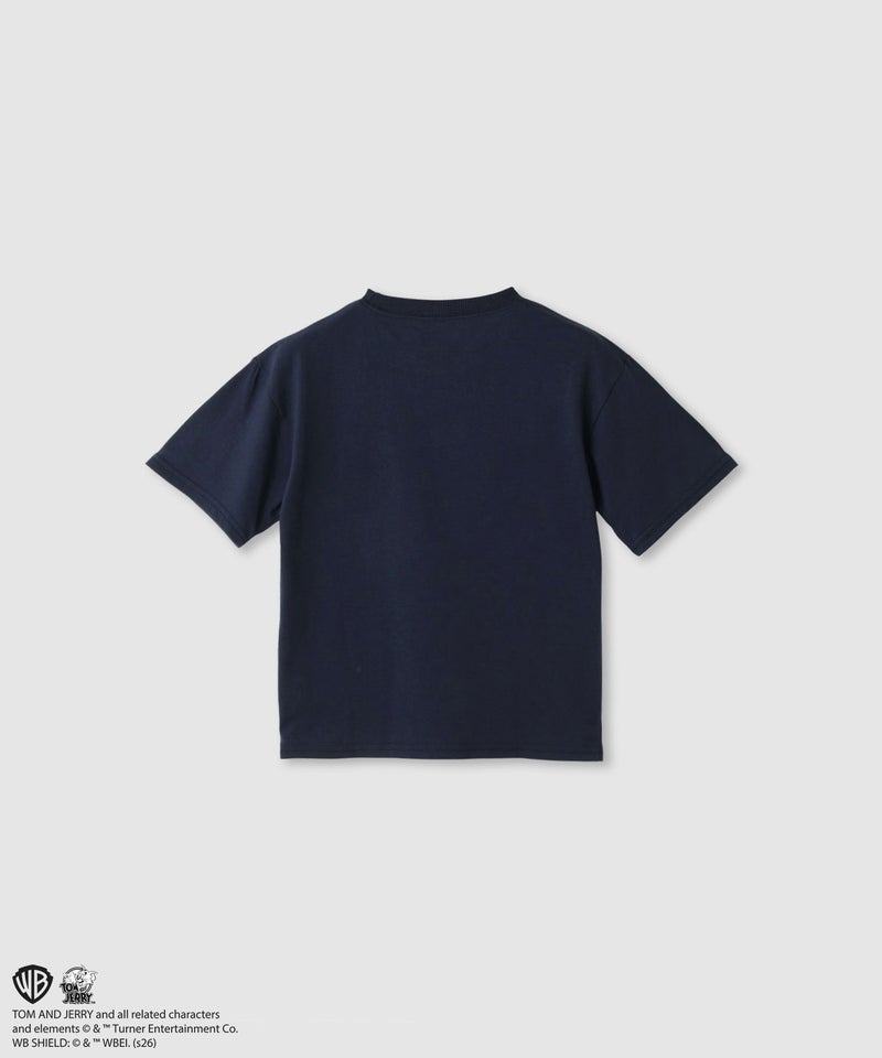 Tom and Jerry ポケット付きプリントTシャツ キッズ メール便 対応商品商品画像-2