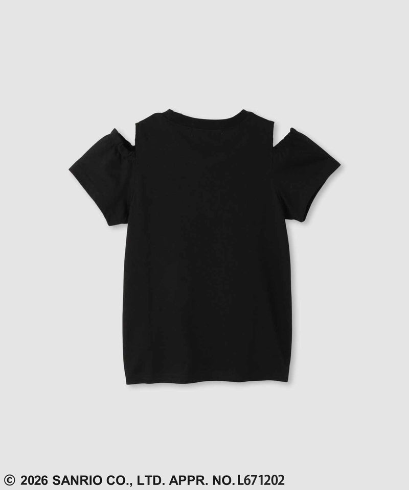サンリオキャラクターズ ハローキティ 肩開きTシャツ キッズ メール便 対応商品商品画像-2
