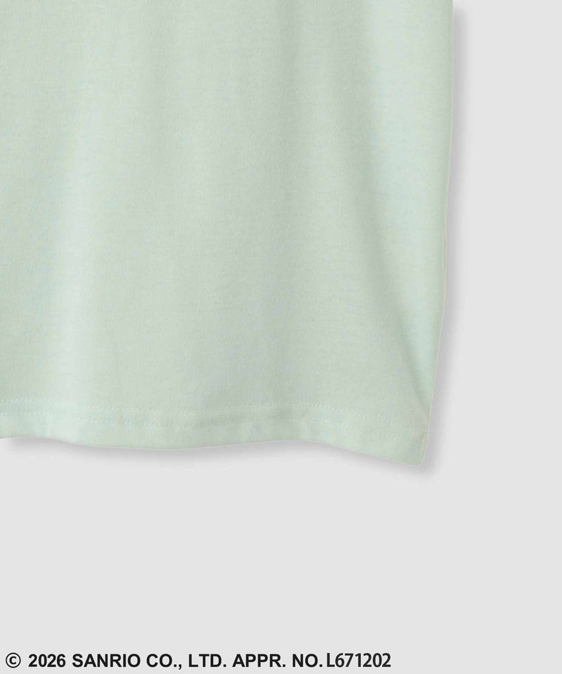 サンリオキャラクターズ プリント肩開きTシャツ キッズ メール便 対応商品商品画像-6