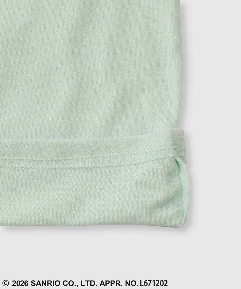 サンリオキャラクターズ プリント肩開きTシャツ キッズ メール便 対応商品商品画像-7