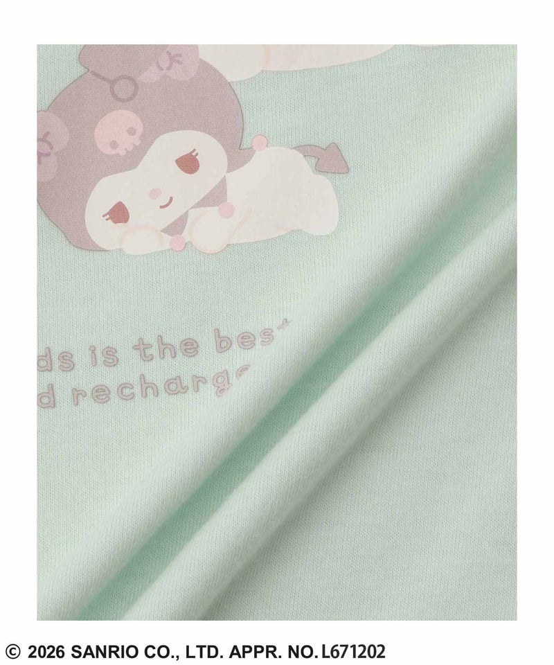 サンリオキャラクターズ プリント肩開きTシャツ キッズ メール便 対応商品商品画像-8