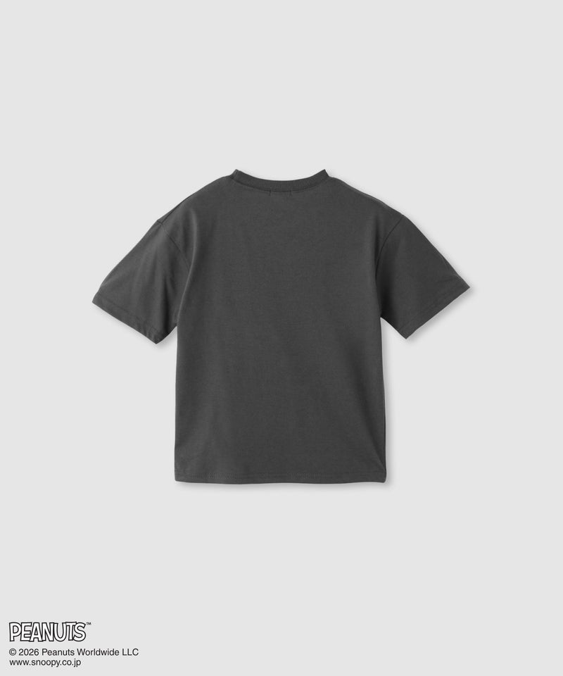 PEANUTS SNOOPY ポケット付きTシャツ キッズ メール便 対応商品商品画像-6