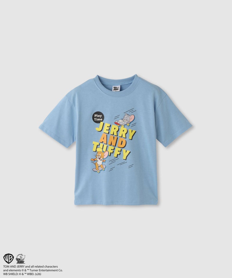 Tom and Jerry キャラクタープリントTシャツ キッズ メール便 対応商品商品画像-1
