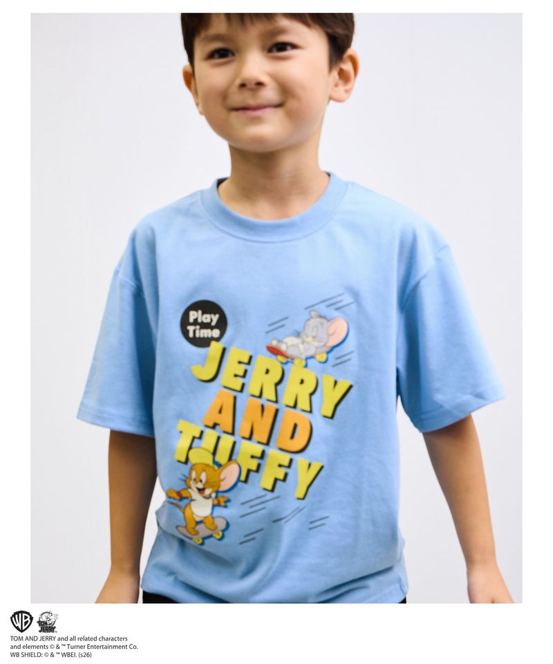 Tom and Jerry キャラクタープリントTシャツ キッズ メール便 対応商品商品画像-3