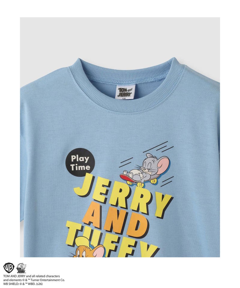 Tom and Jerry キャラクタープリントTシャツ キッズ メール便 対応商品商品画像-3