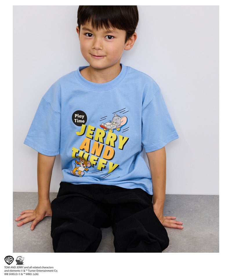 Tom and Jerry キャラクタープリントTシャツ キッズ メール便 対応商品商品画像-4
