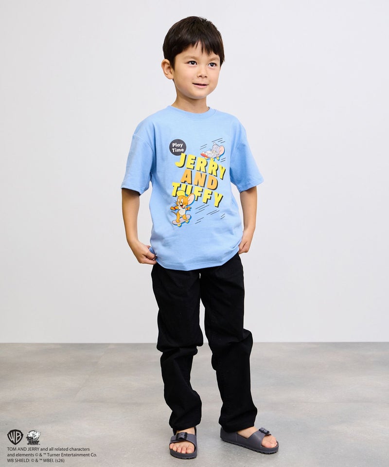 Tom and Jerry キャラクタープリントTシャツ キッズ メール便 対応商品商品画像-9