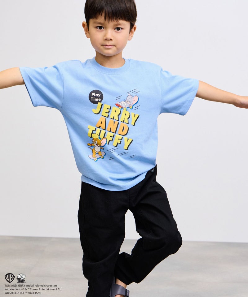 Tom and Jerry キャラクタープリントTシャツ キッズ メール便 対応商品商品画像-12