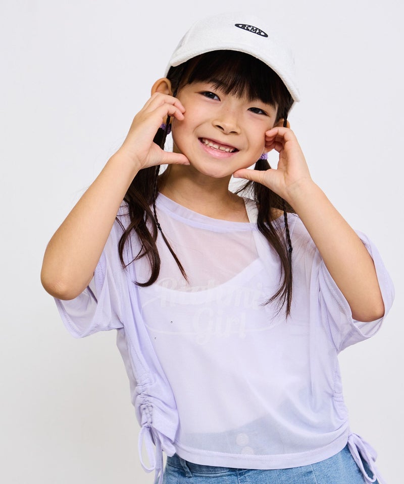 RICH MIX シアーTシャツ&キャミソールアンサンブル キッズ メール便 対応商品商品画像-1