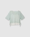 RICH MIX シアーTシャツ&キャミソールアンサンブル キッズ メール便 対応商品商品サムネイル-2