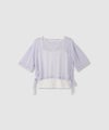 RICH MIX シアーTシャツ&キャミソールアンサンブル キッズ メール便 対応商品商品サムネイル-8