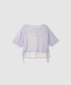 RICH MIX シアーTシャツ&キャミソールアンサンブル キッズ メール便 対応商品商品サムネイル-9