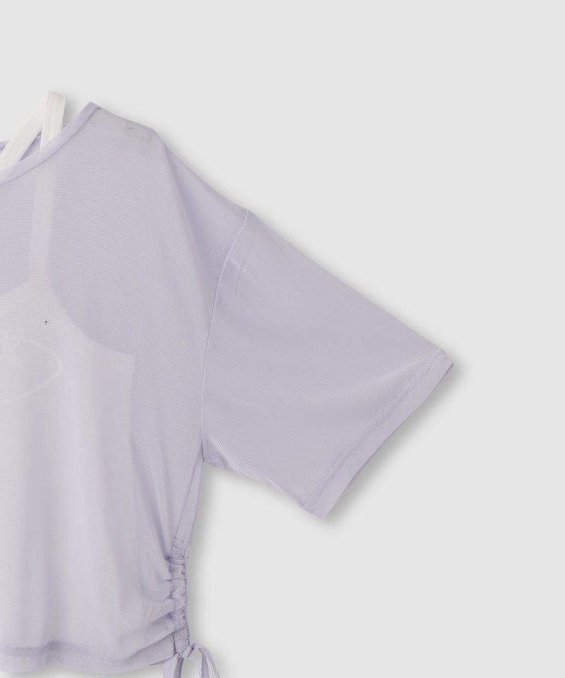 RICH MIX シアーTシャツ&キャミソールアンサンブル キッズ メール便 対応商品商品画像-12