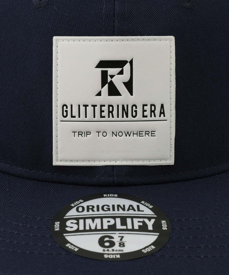 Simplify 合皮ロゴワッペン ツイルベースボールキャップ キッズ商品画像-8