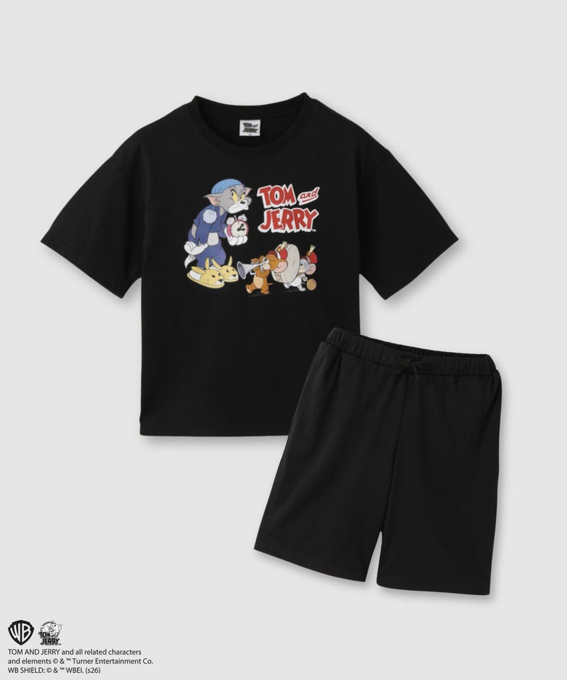 Tom and Jerry ルームウェア Tシャツ＆ショートパンツセット キッズ商品画像-1