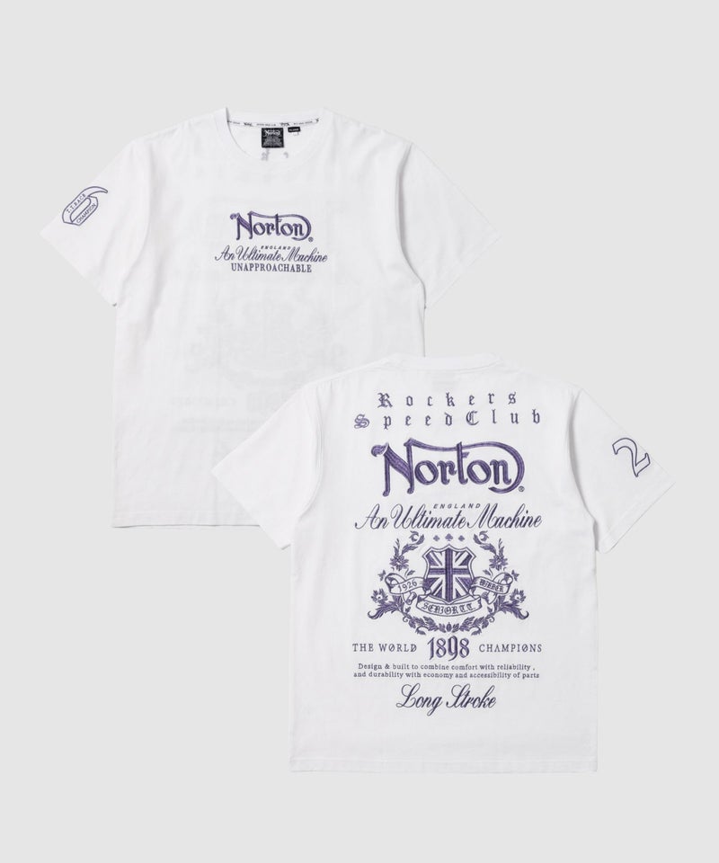 Norton パープルメタル MAX クルーネック半袖Tシャツ メンズ メール便 対応商品商品画像-2