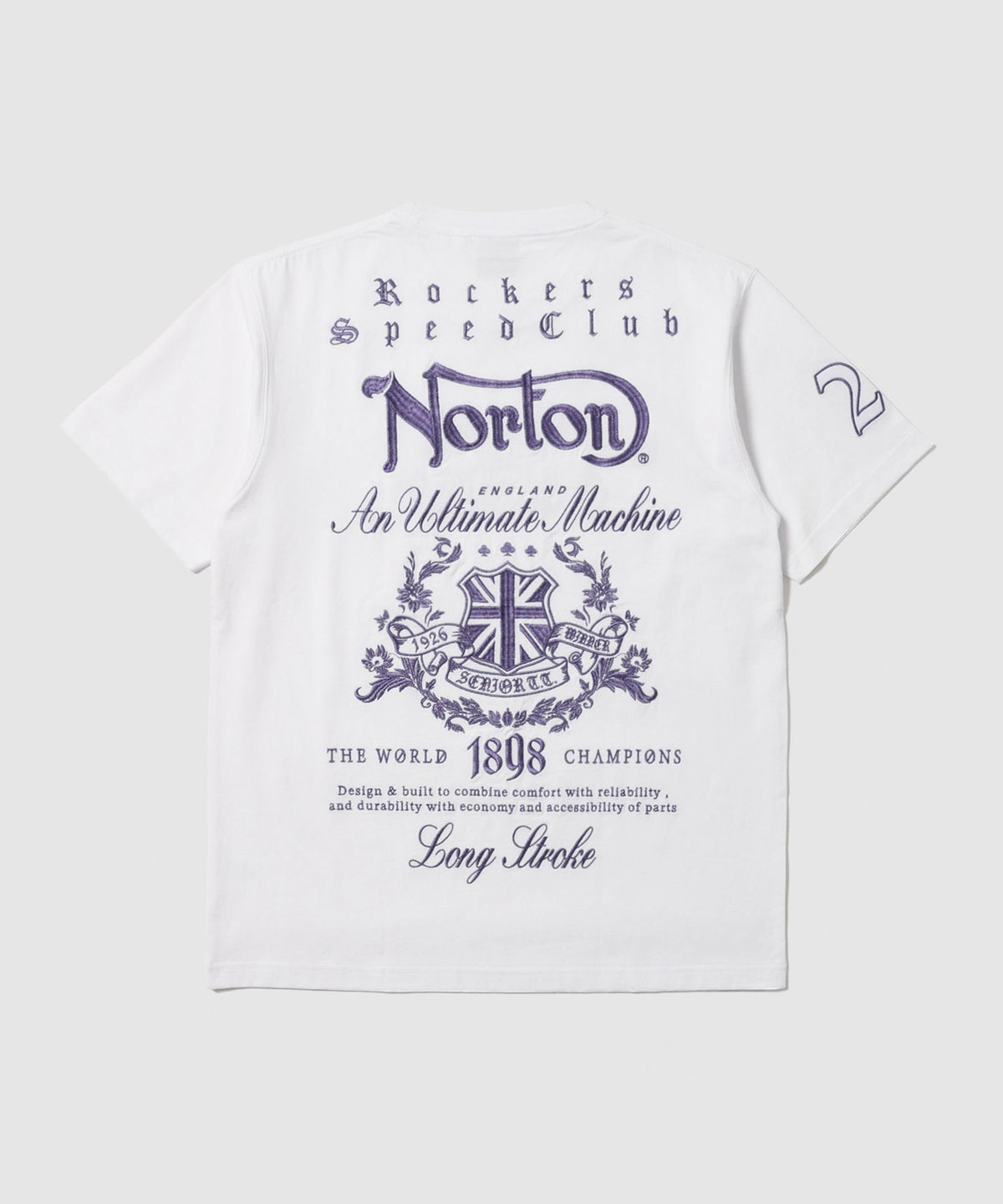 Norton パープルメタル MAX クルーネック半袖Tシャツ メンズ メール便 対応商品