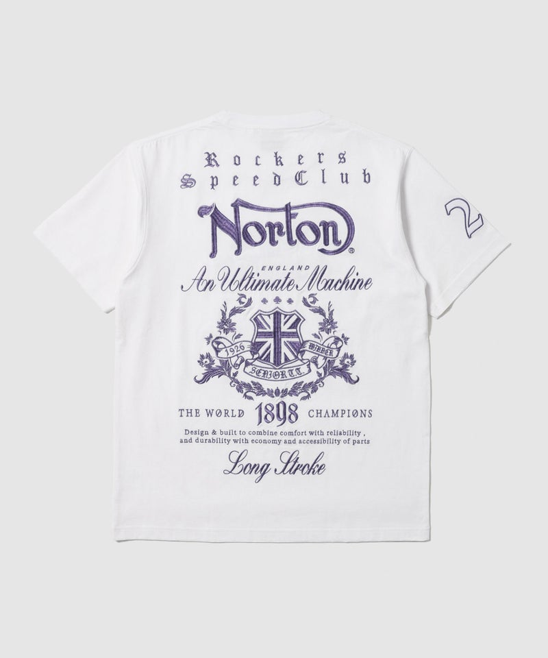 Norton パープルメタル MAX クルーネック半袖Tシャツ メンズ メール便 対応商品商品画像-6