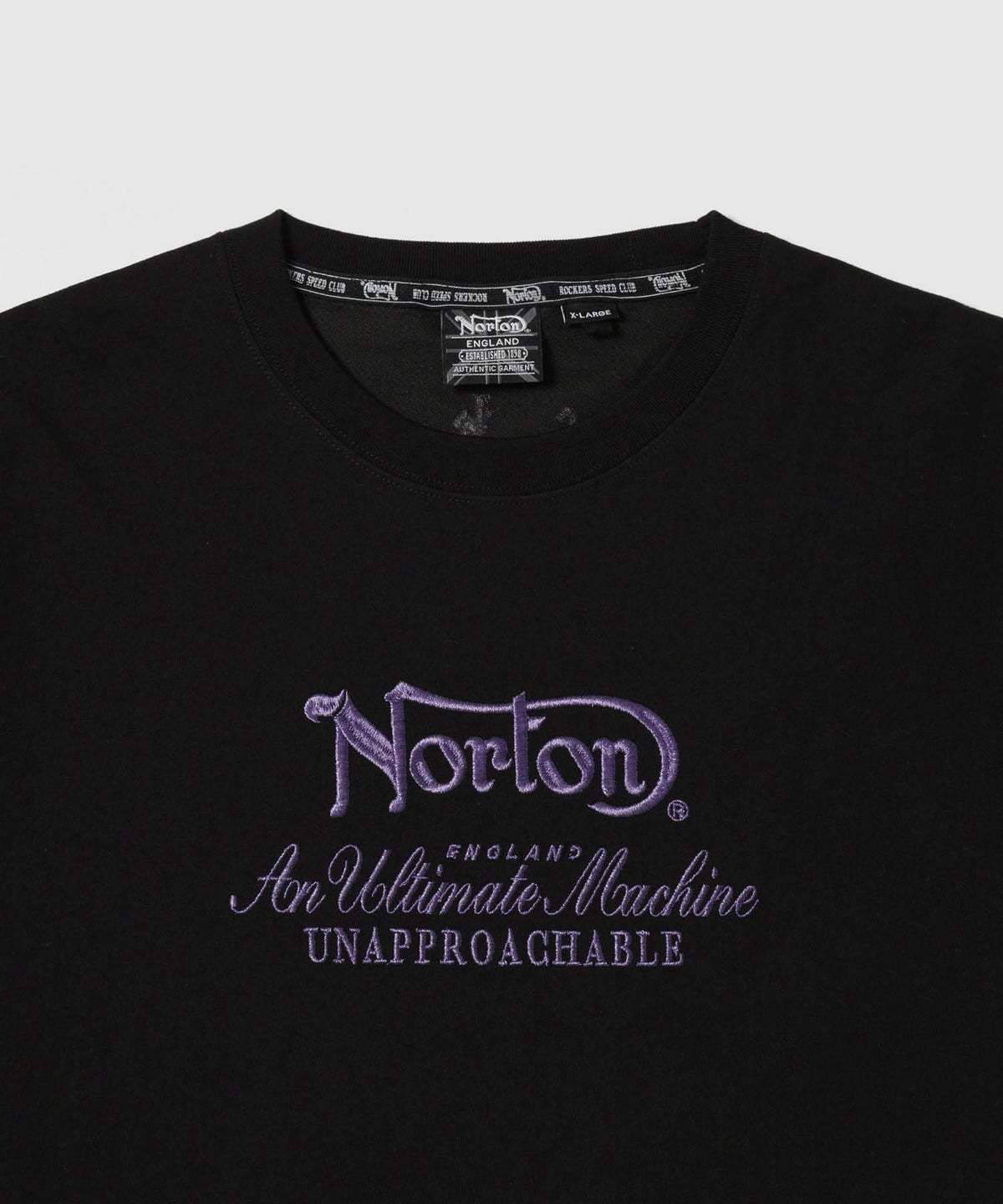 Norton パープルメタル MAX クルーネック半袖Tシャツ メンズ メール便 対応商品