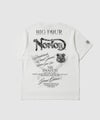 Norton ボタニカル柄ロゴ刺繍 クルーネック半袖Tシャツ メンズ メール便 対応商品商品サムネイル-5