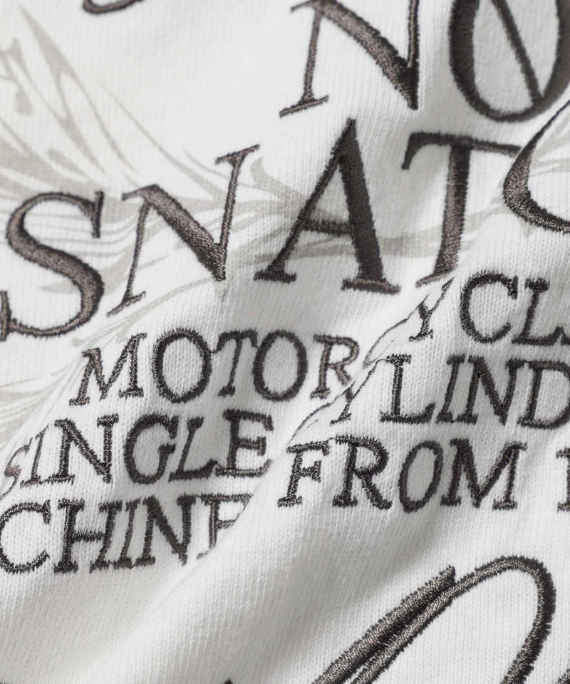 Norton ボタニカル柄ロゴ刺繍 クルーネック半袖Tシャツ メンズ メール便 対応商品商品画像-10