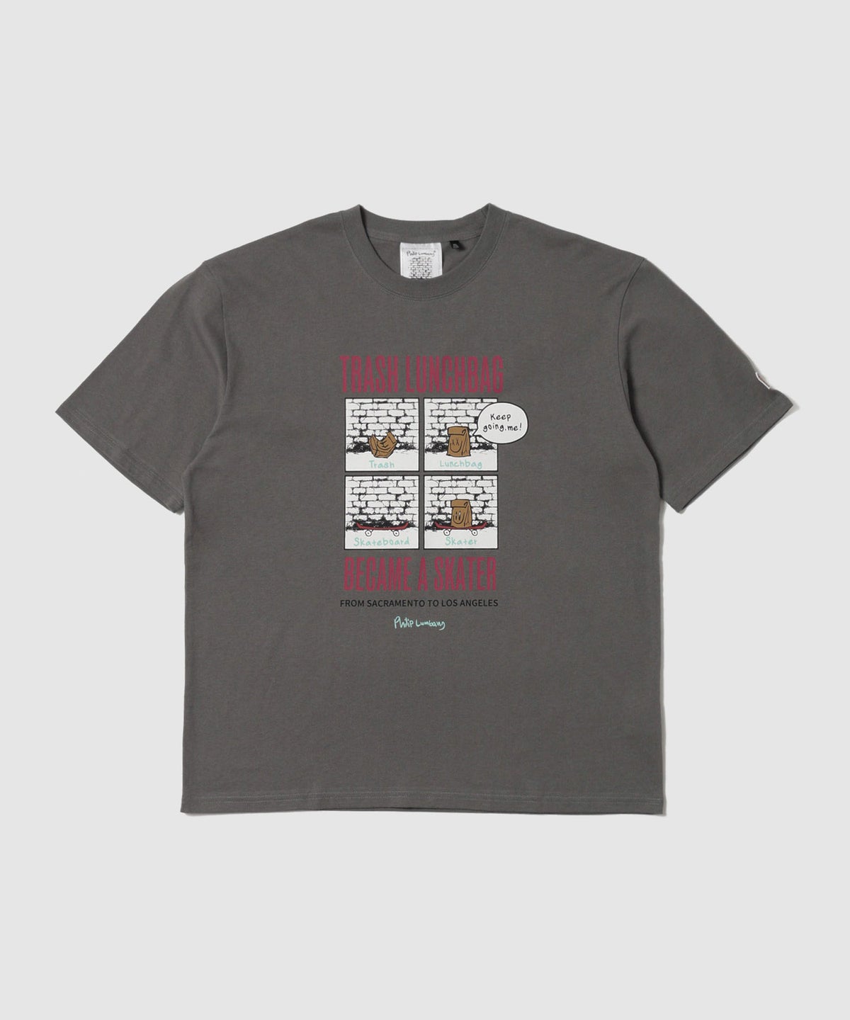 Philip Lumbang レギュラーシルエット グラフィックプリント 半袖Tシャツ メンズ メール便 対応商品