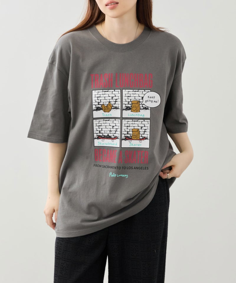 Philip Lumbang レギュラーシルエット グラフィックプリント 半袖Tシャツ メンズ メール便 対応商品商品画像-1