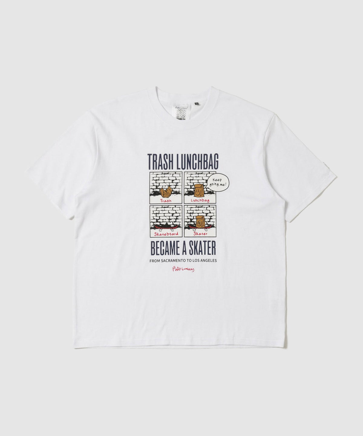Philip Lumbang レギュラーシルエット グラフィックプリント 半袖Tシャツ メンズ メール便 対応商品
