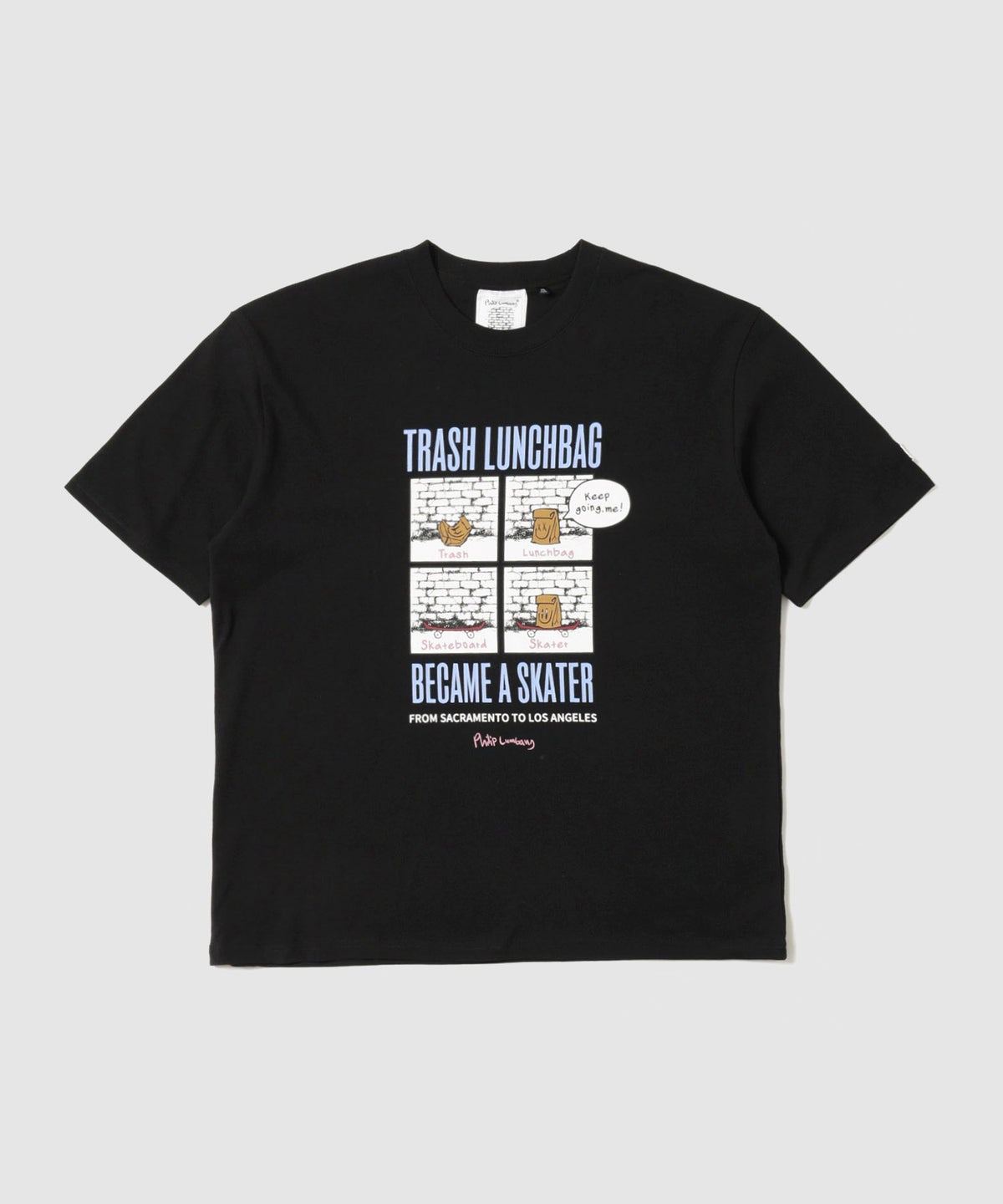 Philip Lumbang レギュラーシルエット グラフィックプリント 半袖Tシャツ メンズ メール便 対応商品
