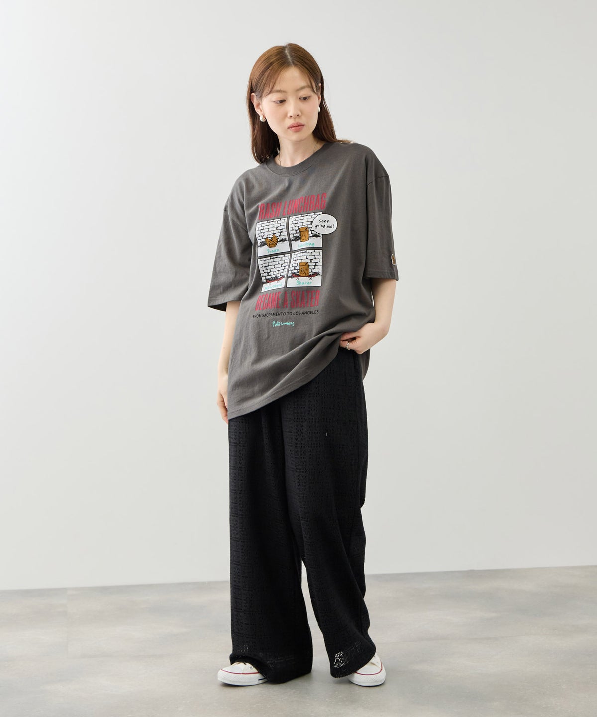 Philip Lumbang レギュラーシルエット グラフィックプリント 半袖Tシャツ メンズ メール便 対応商品